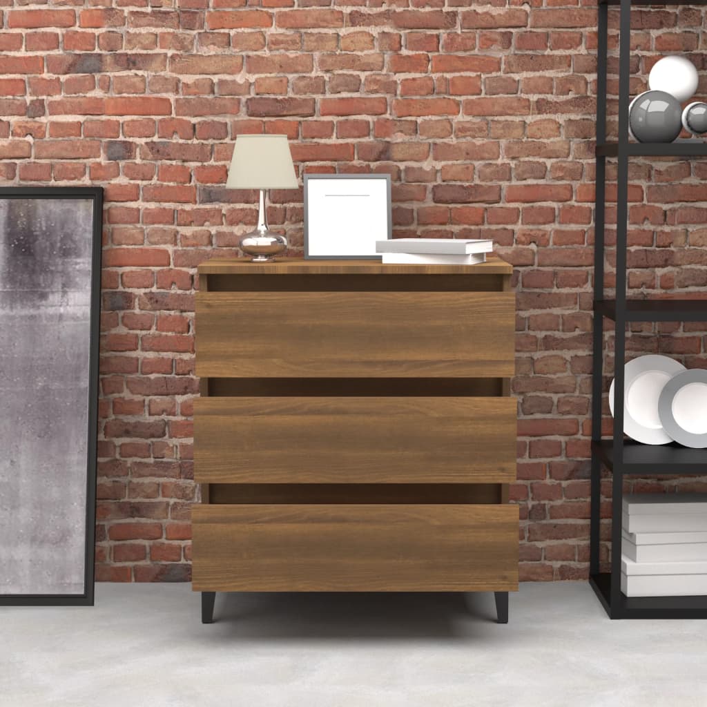 Thumbnail - vidaXL Sideboard Braun Eichen-Optik 60x35x69 cm Holzwerkstoff