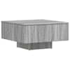 vidaXL kohvilaud, hall Sonoma tamm, 60x60x31,5 cm, tehispuit