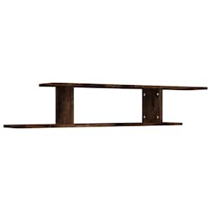vidaXL seinale kinnitatav teleririiul, suitsutatud tamm, 125x18x23 cm