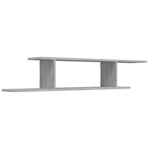 vidaXL seinale kinnitatav teleririiul, hall Sonoma tamm, 125x18x23 cm