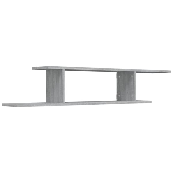 vidaXL seinale kinnitatav teleririiul, hall Sonoma tamm, 125x18x23 cm