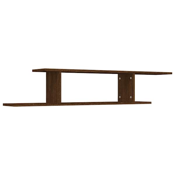 vidaXL seina teleririiul, pruun tamm, 125x18x23 cm, tehispuit