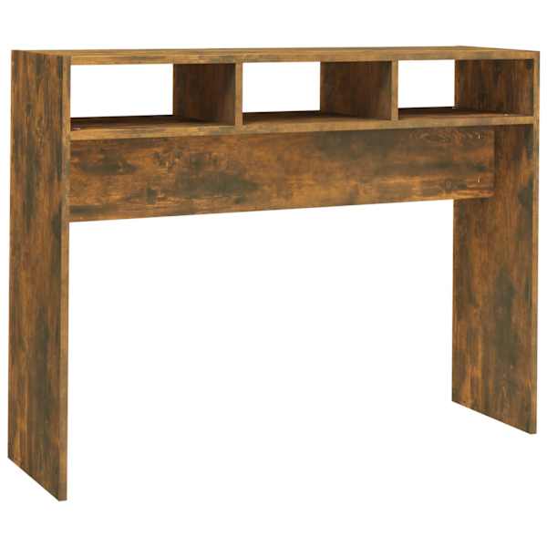 vidaXL konsoollaud, suitsutatud tamm, 105 x 30 x 80 cm, tehispuit