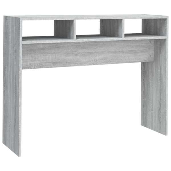 vidaXL konsoollaud, hall Sonoma tamm, 105 x 30 x 80 cm, tehispuit