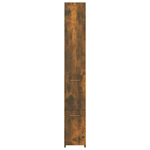 Koupelnová skříňka kouřový dub 25x26,5x170 cm kompozitní dřevo - obrázek 5