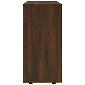 Skříňka na kolečkách hnědý dub 60 x 35 x 75 cm kompozitní dřevo - obrázek 8