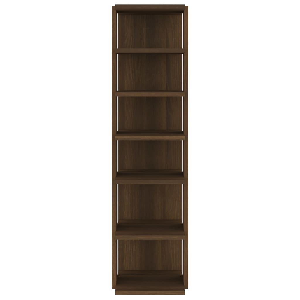 

vidaXL Schoenenrek 25x27x102 cm bewerkt hout bruineikenkleurig