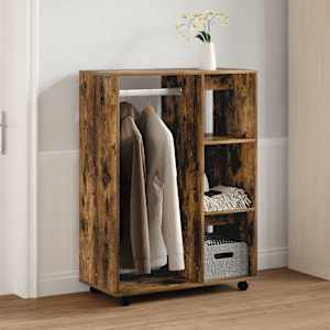 vidaXL riidekapp, suitsutatud tamm, 80x40x110 cm, tehispuit