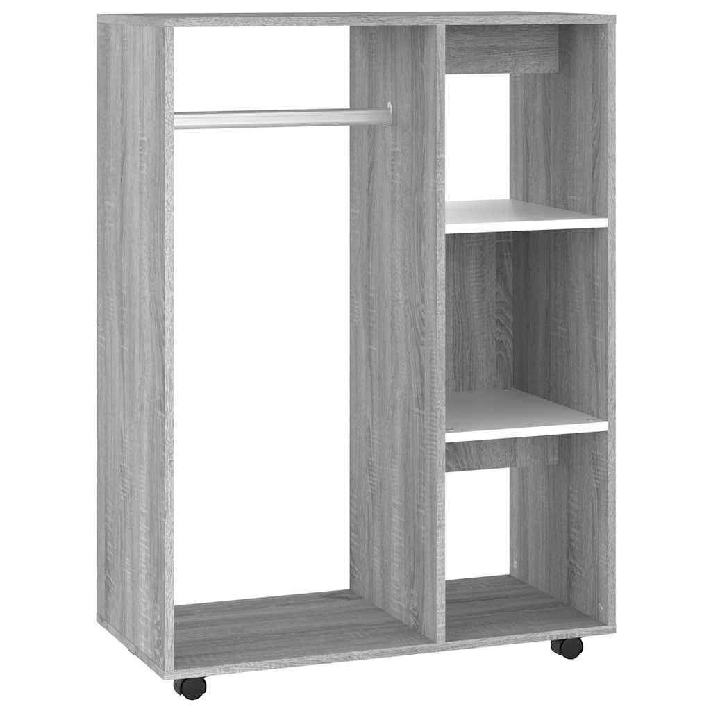 vidaXL Šatní skříň šedá sonoma 80 x 40 x 110 cm kompozitní dřevo