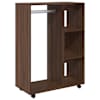 vidaXL riidekapp, pruun tamm, 80x40x110 cm, tehispuit