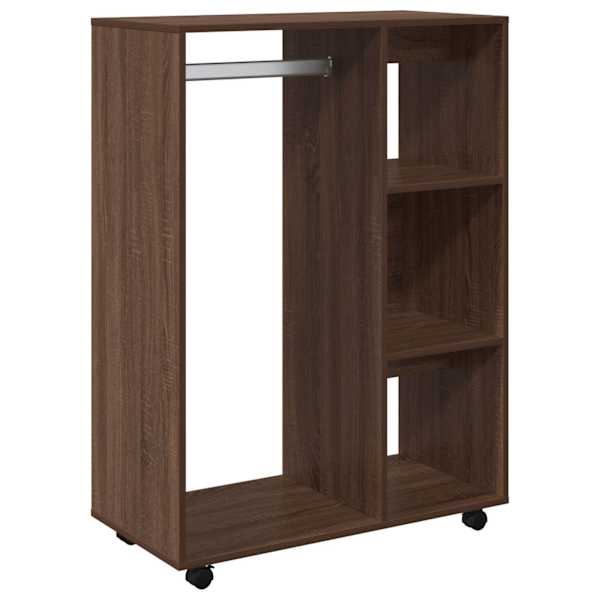 vidaXL riidekapp, pruun tamm, 80x40x110 cm, tehispuit