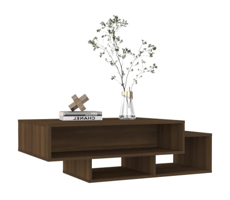 vidaXL Coffee Table Brown Oak 105x55x32 cm Engineered Wood