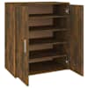 vidaXL Kingakapid 60 x 35 x 70 cm Suitsutatud tamm