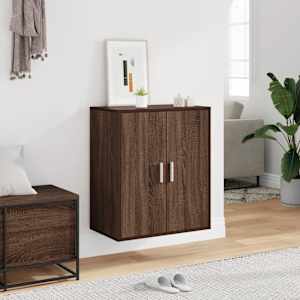 vidaXL Szafka na buty, brązowy dąb, 60x35x70 cm