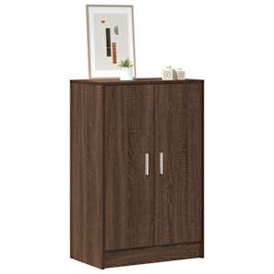vidaXL Schuhschrank Braun Eichen-Optik 60x35x70 cm Holzwerkstoff