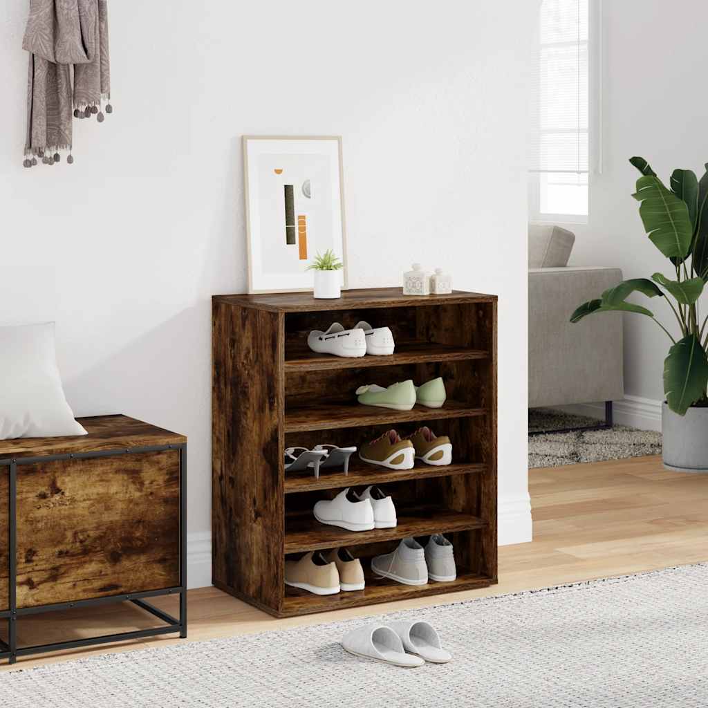 vidaXL Szafka na buty, przydymiony db, 60x35x70 cm