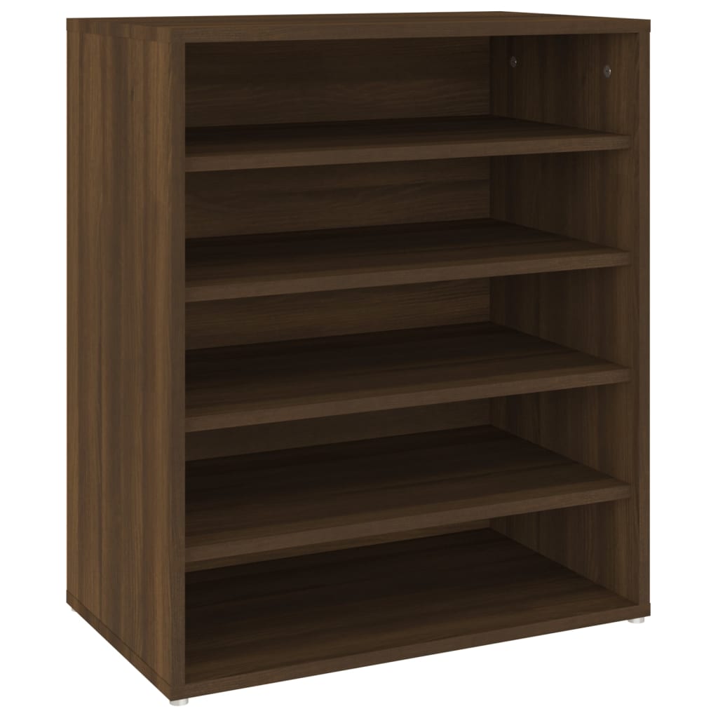 vidaXL Botník hnědý dub 60 x 35 x 70 cm kompozitní dřevo
