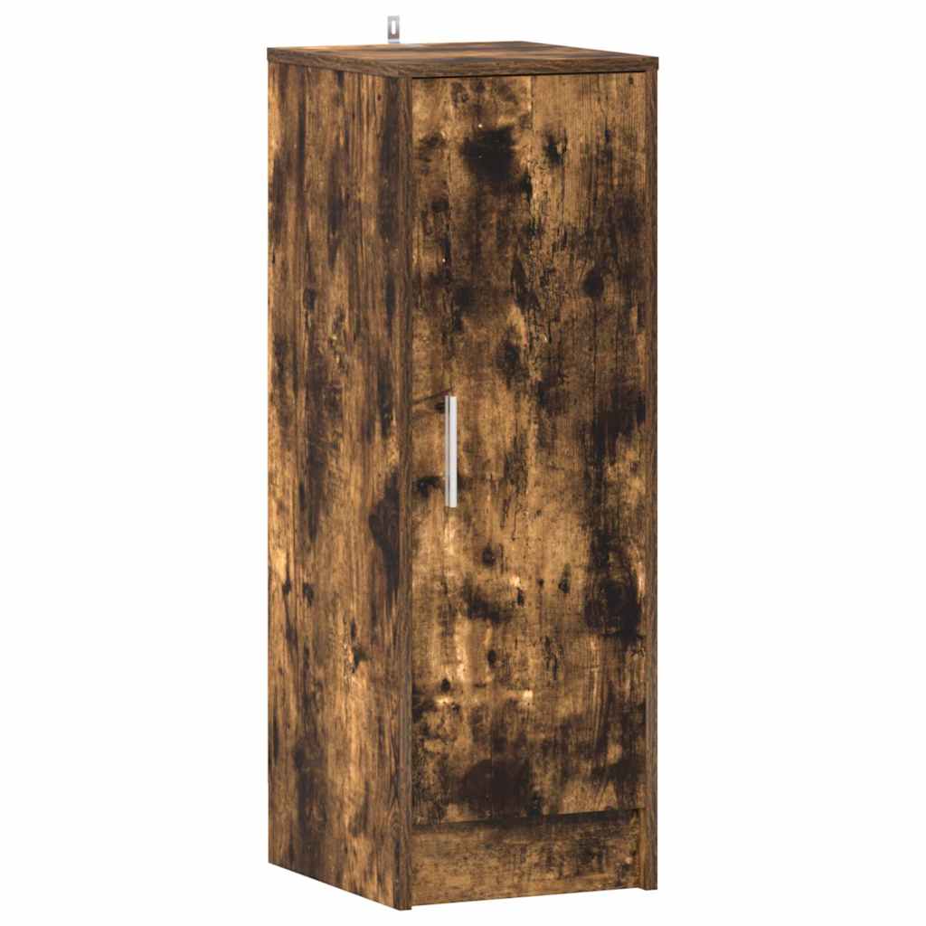 vidaXL Botník kouřový dub 32 x 35 x 92 cm kompozitní dřevo