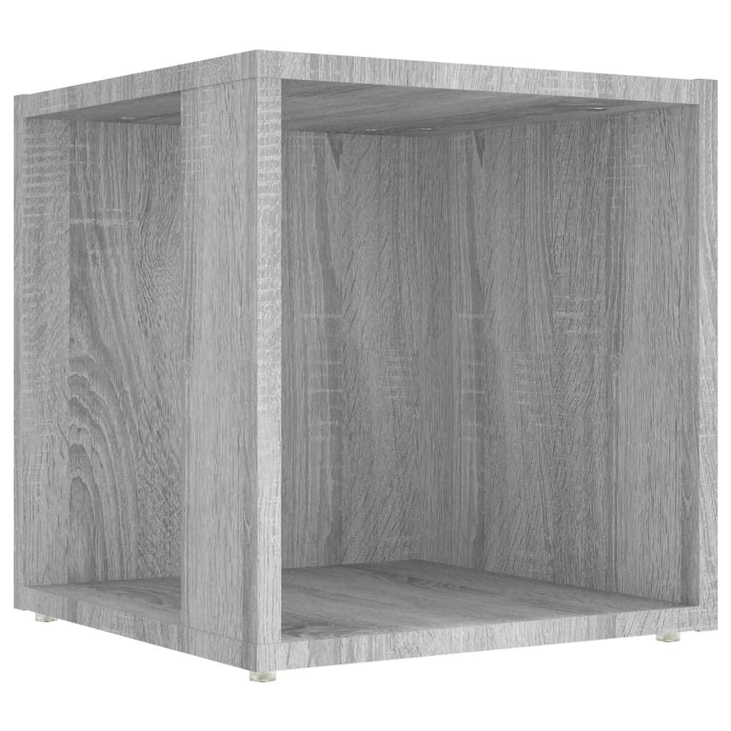 vidaXL Odkládací stolek šedý sonoma 33 x 33 x 34,5 cm kompozitní dřevo