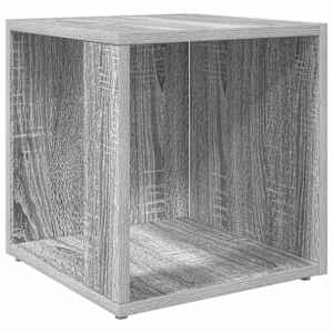 Odkládací stolek šedý sonoma 33 x 33 x 34,5 cm kompozitní dřevo - obrázek 2