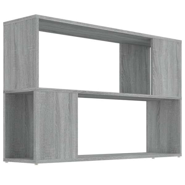 vidaXL raamatukapp, hall Sonoma tamm, 100 x 24 x 63 cm, tehispuit