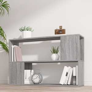 Knjižna omara siva sonoma 100x24x163 cm konstruiran les