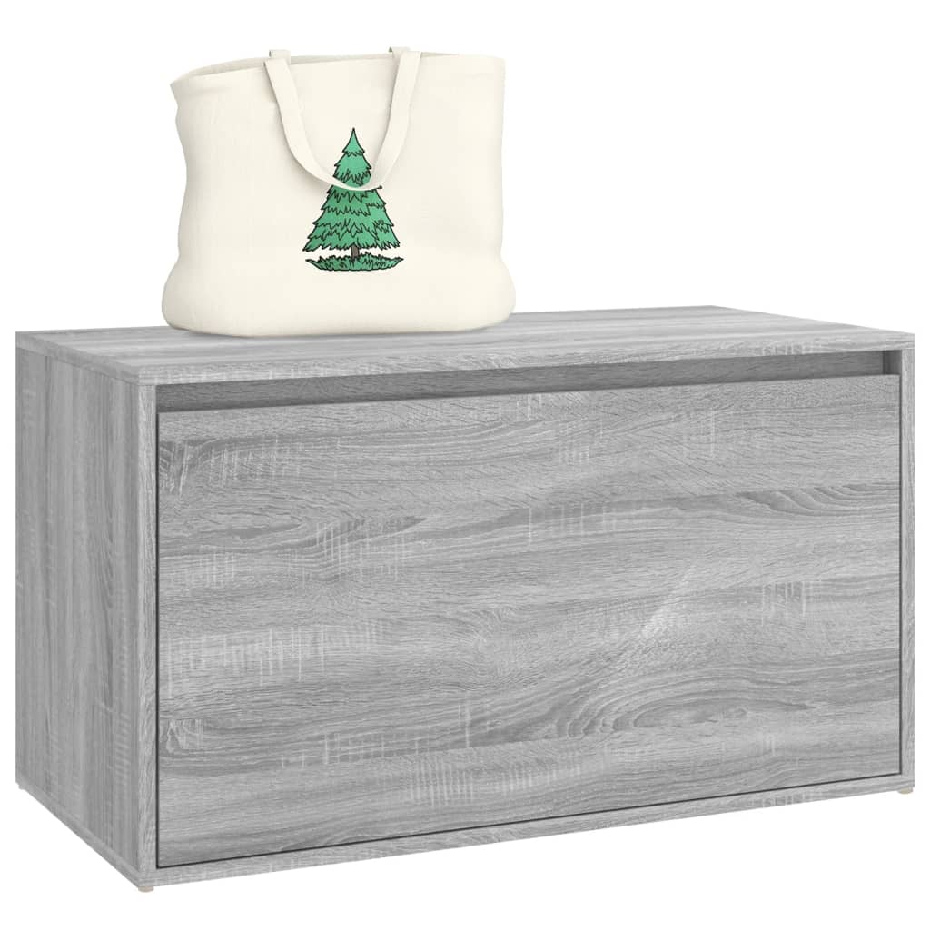 Panca Da Ingresso 80x40x45 Cm Grigio Sonoma Legno Multistrato VidaXL 16 width=274