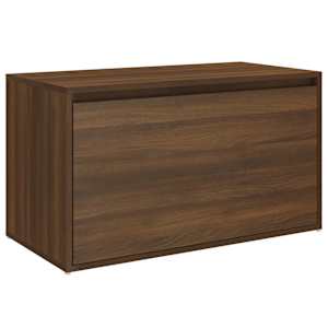 Lavice do předsíně 80 x 40 x 45 cm hnědý dub kompozitní dřevo - obrázek 2