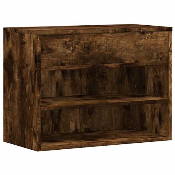 vidaXL jalatsipink, suitsutatud tamm, 60 x 30 x 45 cm, tehispuit
