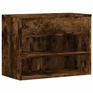 Lavice s botníkem kouřový dub 60 x 30 x 45 cm kompozitní dřevo - obrázek 2