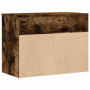 Lavice s botníkem kouřový dub 60 x 30 x 45 cm kompozitní dřevo - obrázek 7