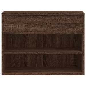 Lavice s botníkem hnědý dub 60 x 30 x 45 cm kompozitní dřevo - obrázek 5