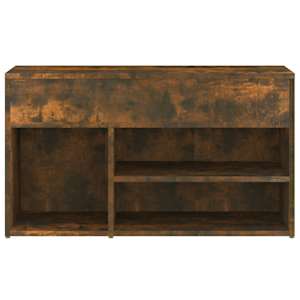 Lavice s botníkem kouřový dub 80 x 30 x 45 cm kompozitní dřevo - obrázek 6
