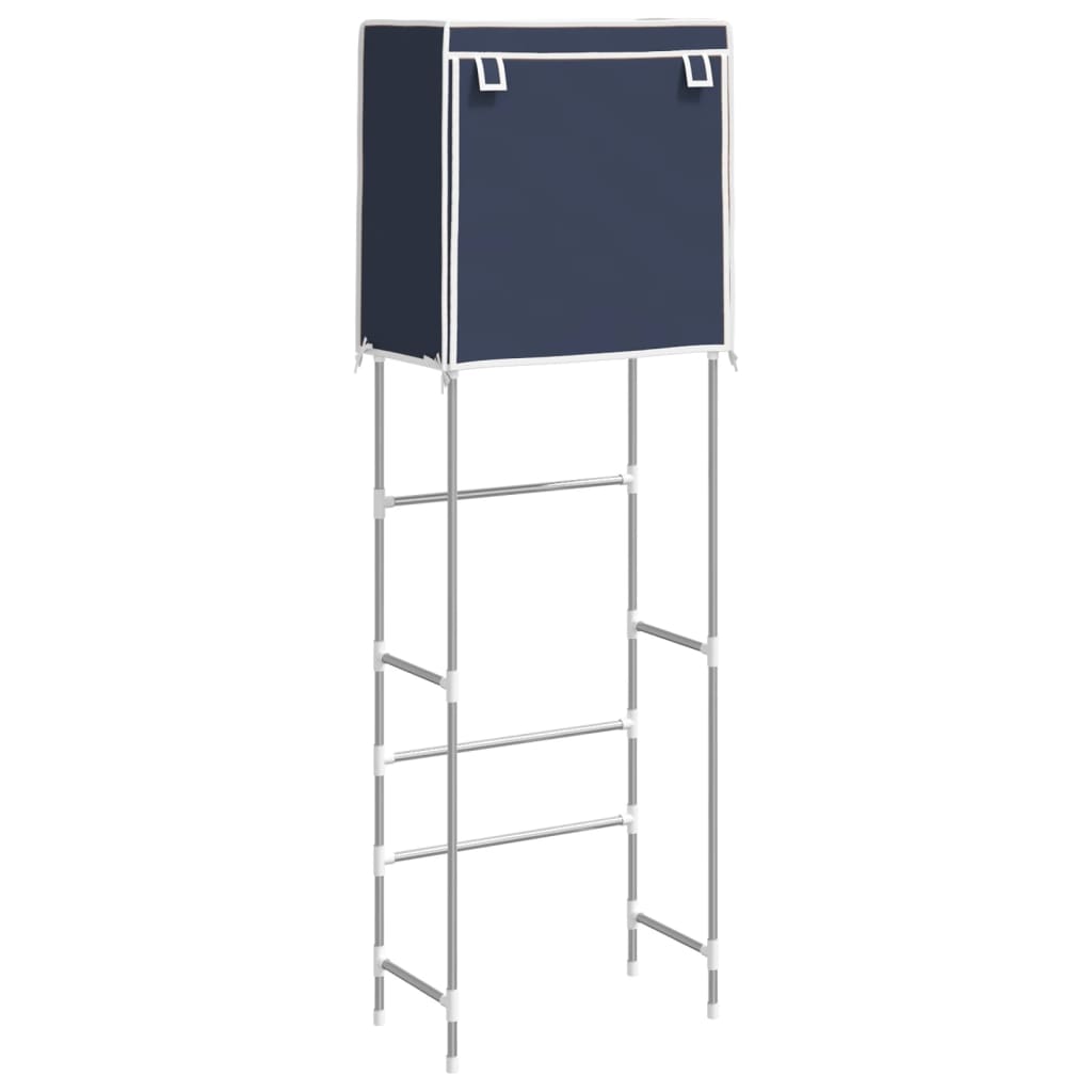 Support De Rangement 2 Niveaux Sur Toilette Bleu 56x30x170 Cm VidaXL 13 width=274