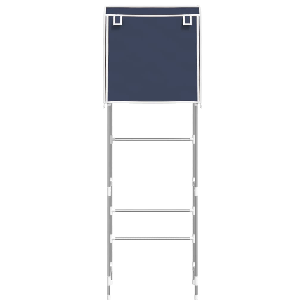 Support De Rangement 2 Niveaux Sur Toilette Bleu 56x30x170 Cm VidaXL 14 width=274