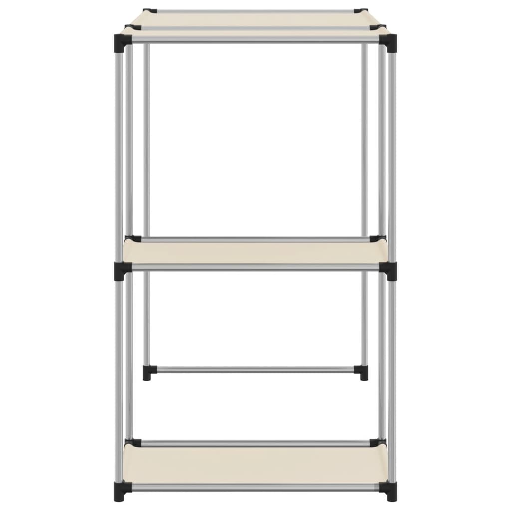 2 szintes krémszínű mosógép feletti tárolóállvány 87x55x90,5 cm 