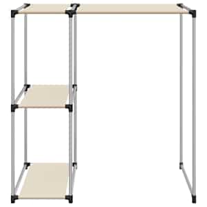 Úložný regál nad pračku Krém 87 x 55 x 90,5 cm železo - obrázek 3