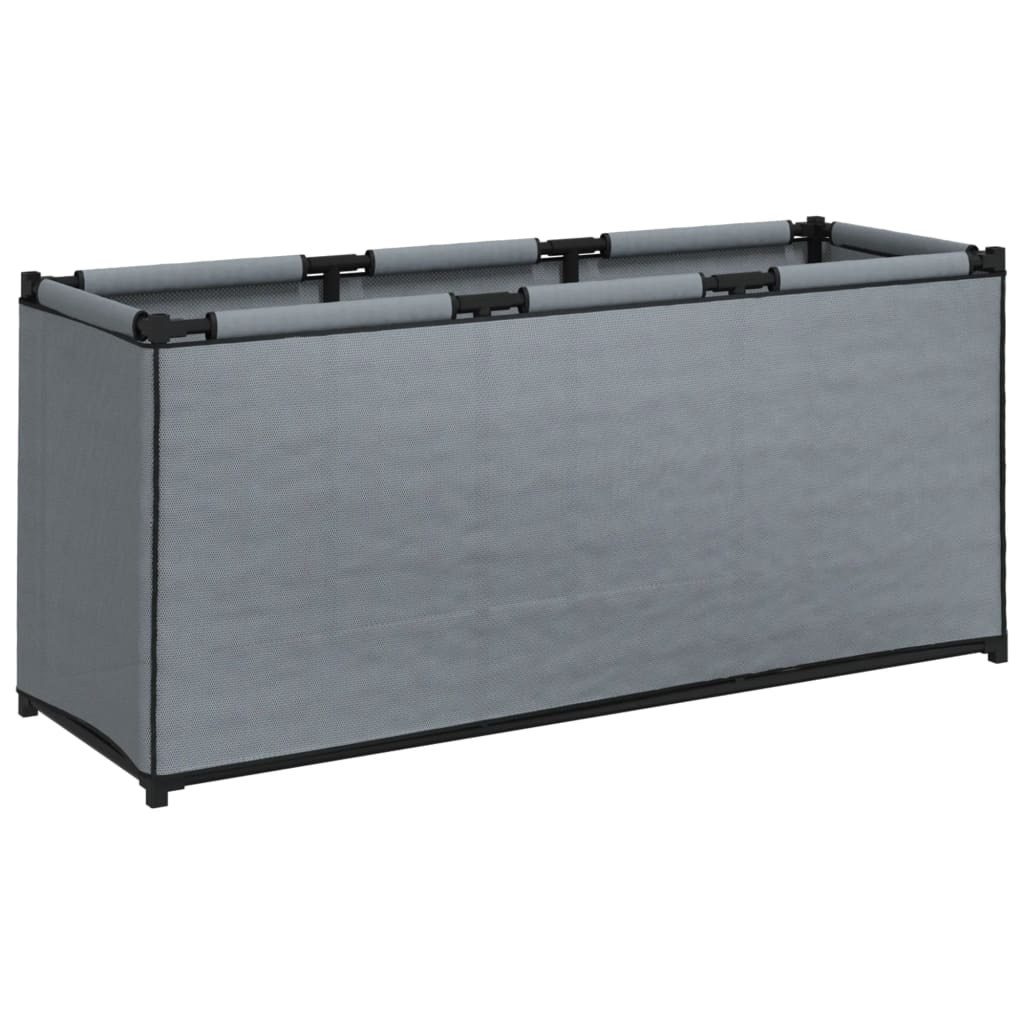 vidaXL opbevaringskasse 105x34,5x45 cm stof grå