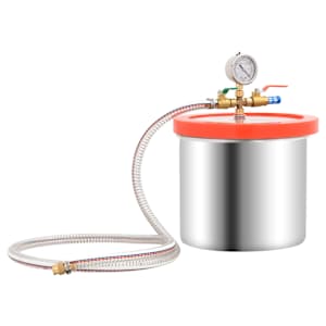 vidaXL vaakumkamber, roostevaba teras, 7,4 l