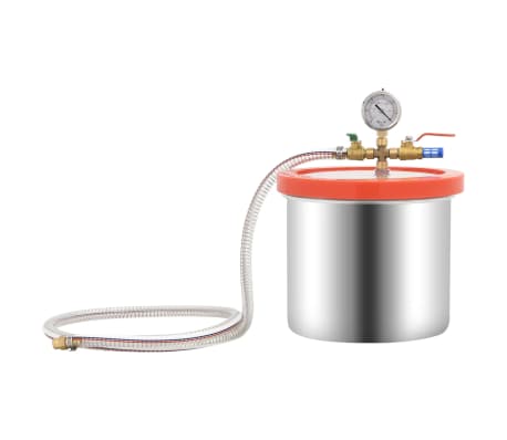 vidaXL Loftt&aelig;mish&oacute;lf Ry&eth;fr&iacute;tt St&aacute;l 7,4 l&iacute;trar