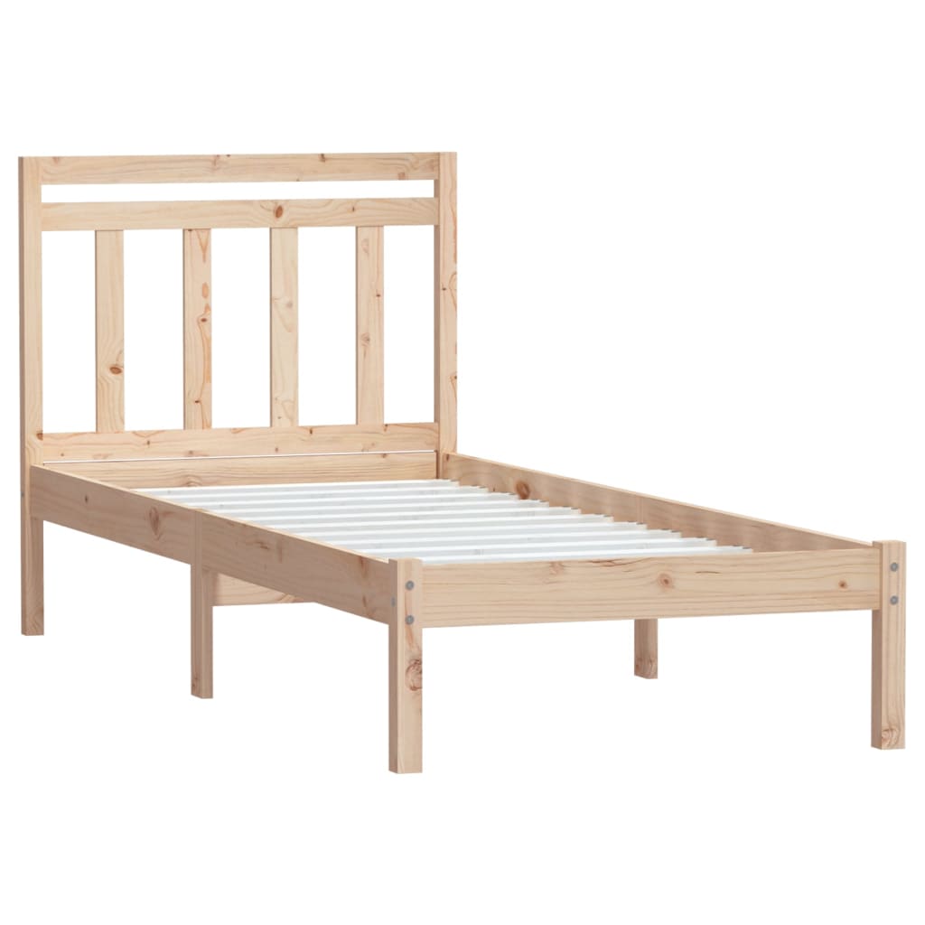

vidaXL Bedframe massief hout 90x190 cm 3FT single