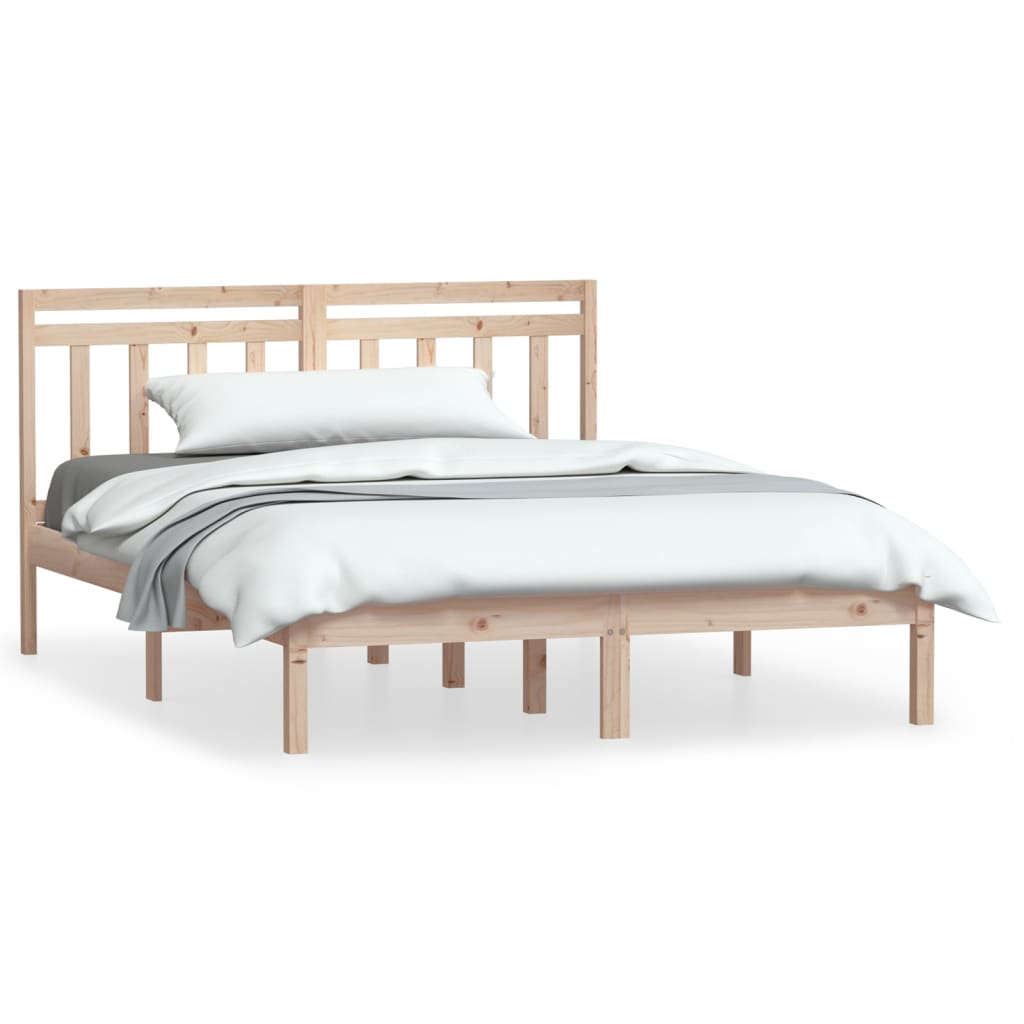 Rám postele 150 x 200 cm King Size masivní dřevo