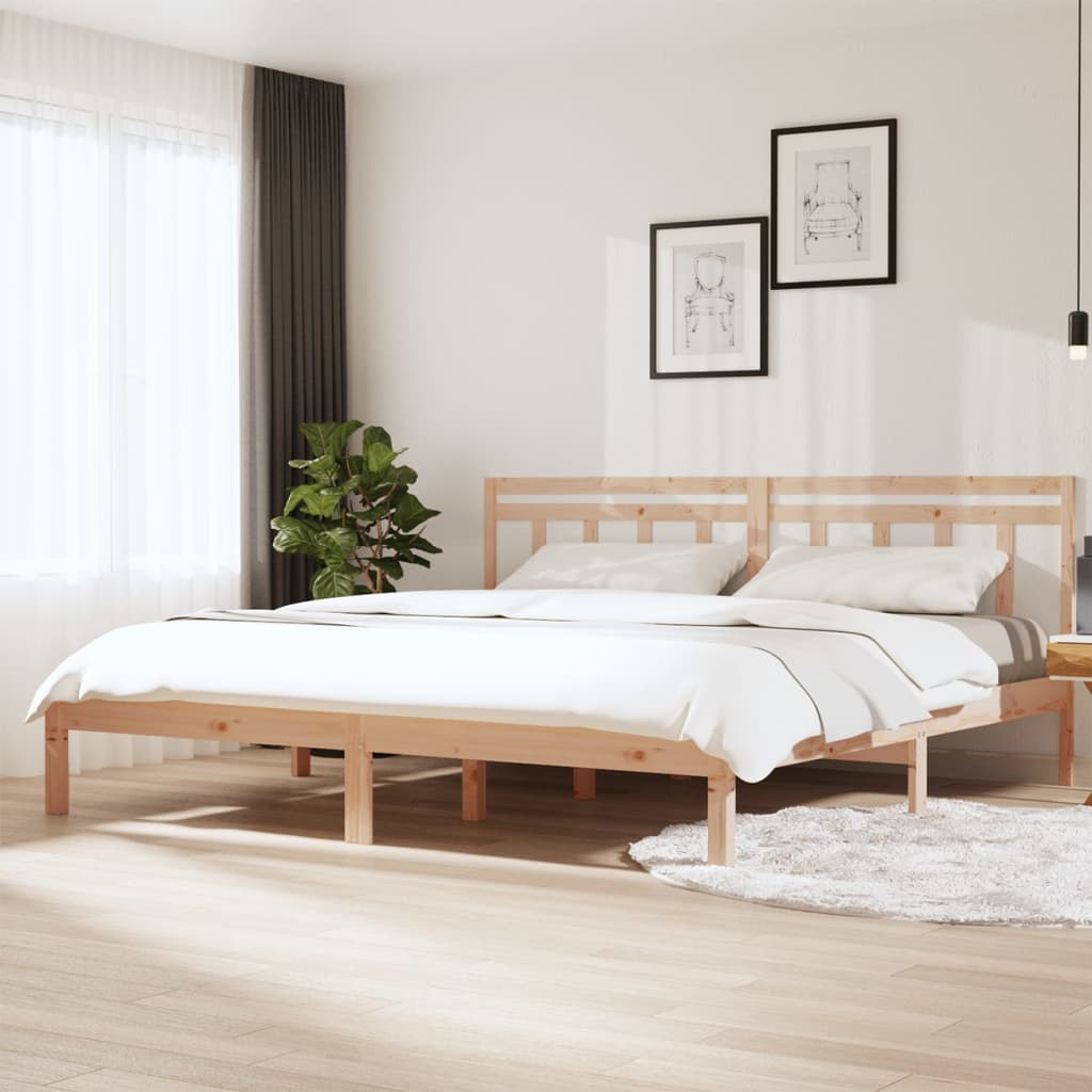 Rám postele 180 x 200 cm Super King masivní dřevo