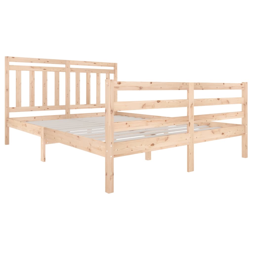 

vidaXL Bedframe massief hout 150x200 cm 5FT King Size