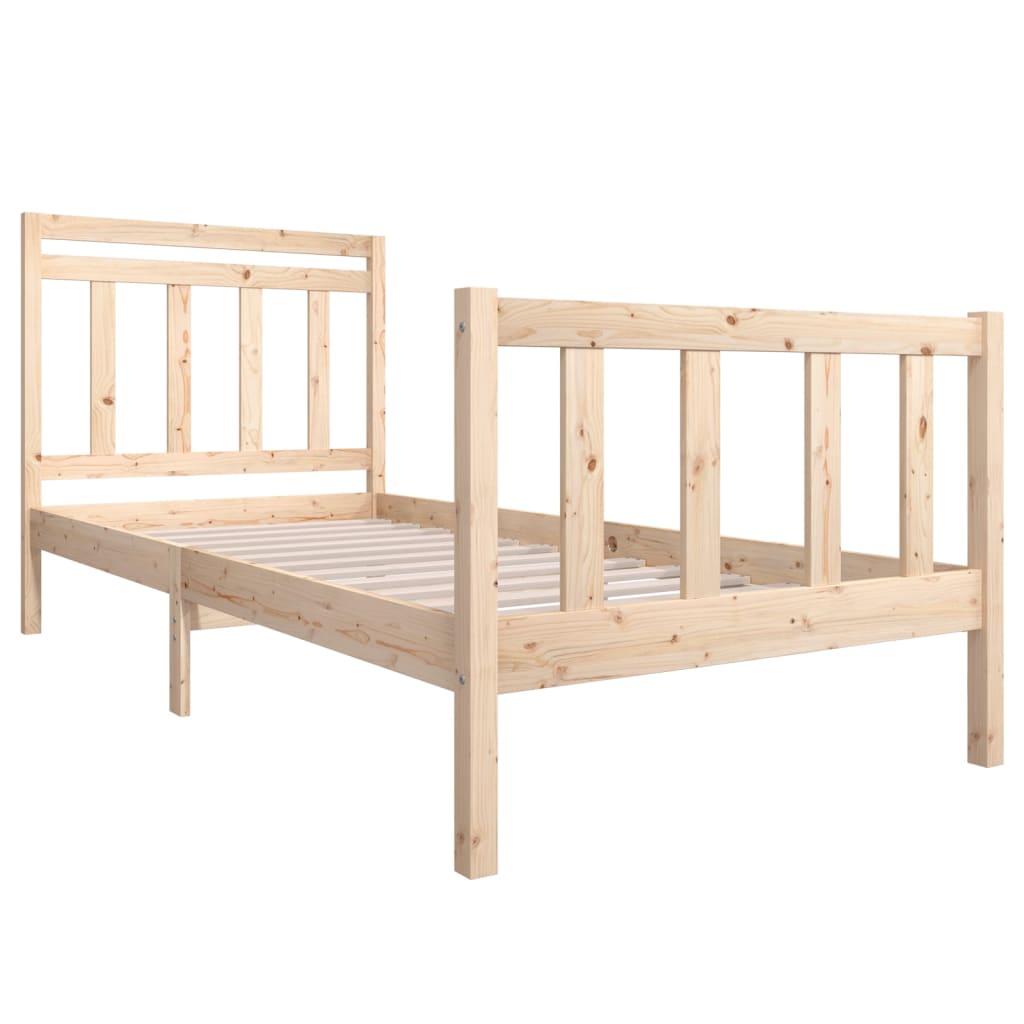 

vidaXL Bedframe massief hout 90x190 cm 3FT6 Single