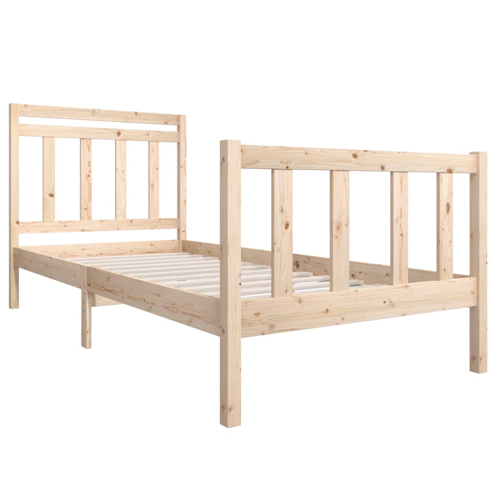 

vidaXL Bedframe massief hout 90x200 cm