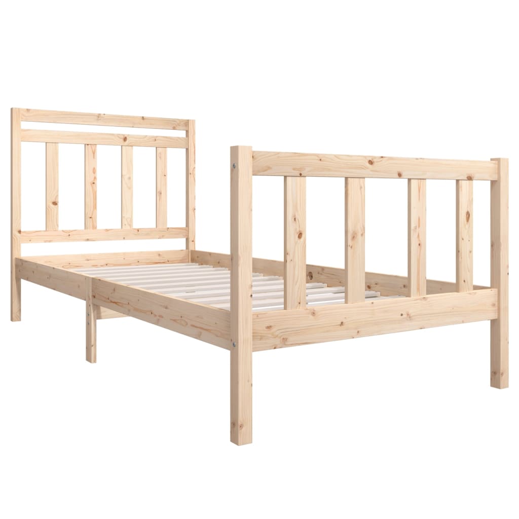 

vidaXL Bedframe massief hout 100x200 cm