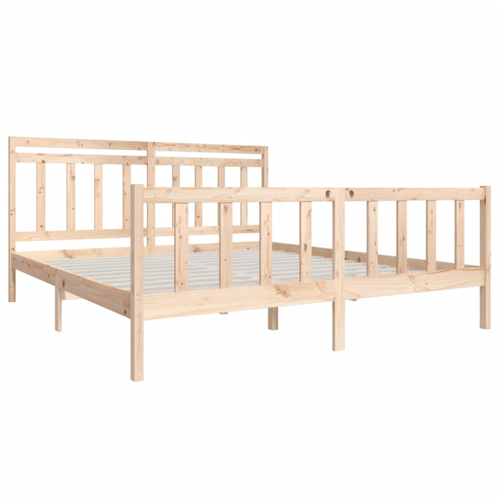 

vidaXL Bedframe massief hout 180x200 cm 6FT Super King