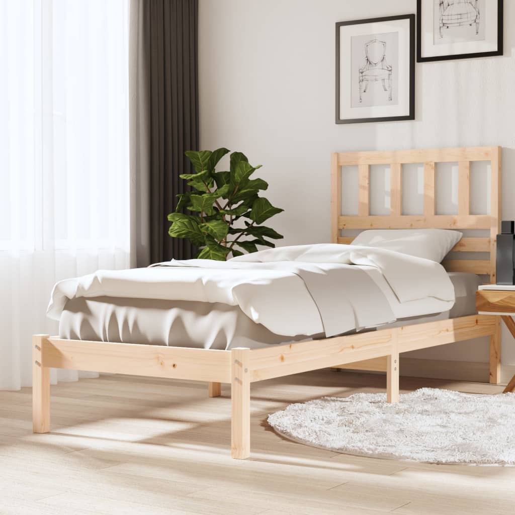 vidaXL Cadru de pat, 100×200 cm, lemn masiv de pin