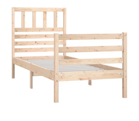 vidaXL Sengeramme heltre 100x200 cm